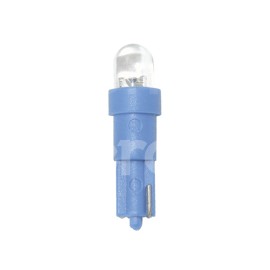 FOCO MINI CON SOQUET 12V 1,2W W2x4,6d 73 LED AZULPaquete:1.00