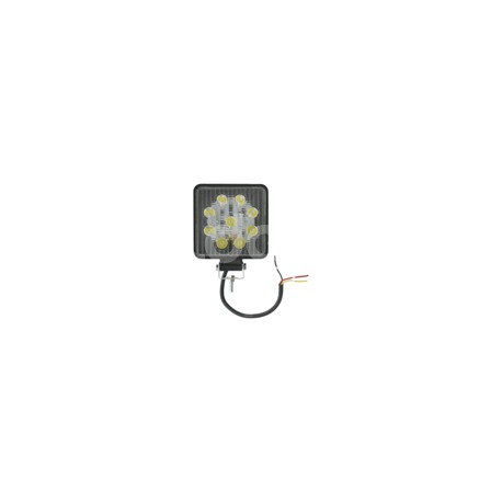FARO LED CUADRADO 9LEDS 17.5mm SLIM 12V ESTROBO JUPaquete:1.00