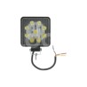 FARO LED CUADRADO 9LEDS 17.5mm SLIM 12V ESTROBO JUPaquete:1.00