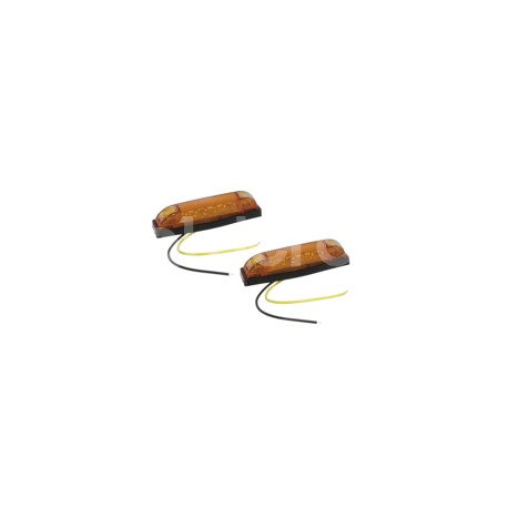 PLAFON DE LUZ INTERIOR 6 LED AMBAR 2 PIEZAS TK-TLSPaquete:1.00