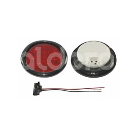 PLAFON SELLADO 4" ROJO 9 LEDS FIJO NS-TLN0902-RNPaquete:1.00