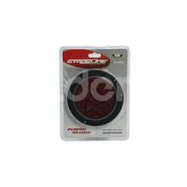 PLAFON SELLADO 4" ROJO 24 LED ARO PARA FIJAR ENTL0Paquete:1.00