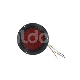PLAFON SELLADO 4" 24LEDS 5 CABLES,4 FUNCIONES ROJOPaquete:1.00