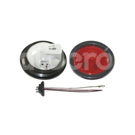PLAFON SELLADO 4" ROJO FIJO CON REFLEJANTE 2250-1RPaquete:1.00