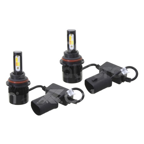 FOCO LED C6 4 COLORES COB 9007 ALTA/BAJA KIT (2 PIPaquete:1.00