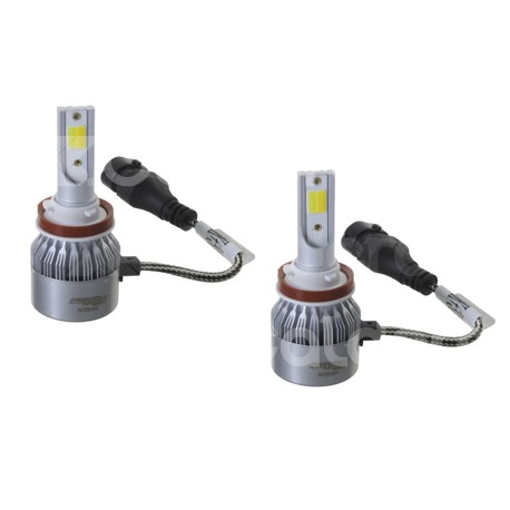 FOCO LED C6 2 COLORES COB H11 KIT (2 PIEZAS) 30W 6Paquete:1.00