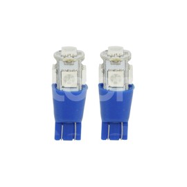 FOCO LED 158 12V 5 LED 5050SMD AZUL (2 PIEZAS) ENLPaquete:1.00