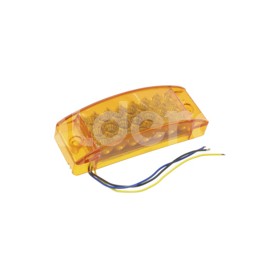 PLAFON LATERAL RECTANGULAR 21 LEDS AMBAR ALTA -HIGPaquete:1.00