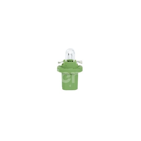 FOCO MINI CON SOQUET 12V 2W B8,5d BASE VERDE 00799Paquete:1.00