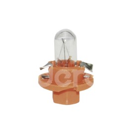 FOCO MINI CON SOQUET 12V 1,1W BX8,4d BASE NARANJAPaquete:1.00