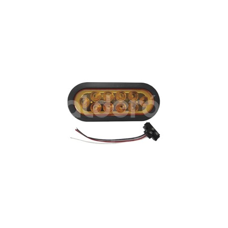 PLAFON SELLADO OVAL 10 LED AMBAR FIJO TK-TL271APaquete:1.00