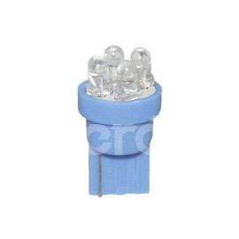 FOCO LED 158 12V 4 LEDS   AZUL BLISTER (2 PIEZAS)Paquete:1.00