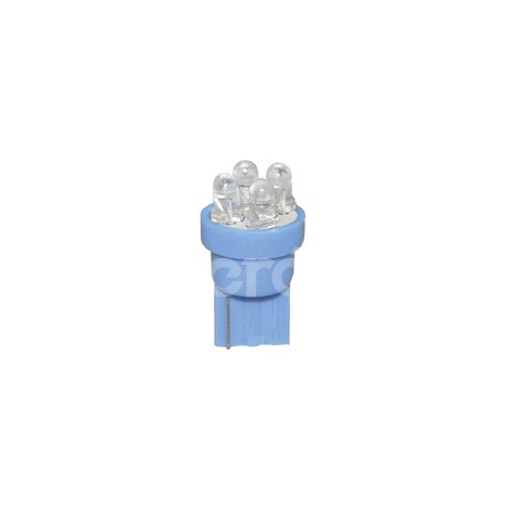 FOCO LED 158 12V 4 LEDS   AZUL BLISTER (2 PIEZAS)Paquete:1.00