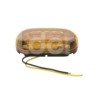 PLAFON LATERAL OVAL 10 LED AMBAR FIJO 2 PIEZAS TK-Paquete:1.00