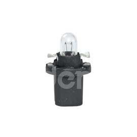 FOCO MINI CON SOQUET 12V 1,2W B8,5d BASE NEGRA 007Paquete:1.00