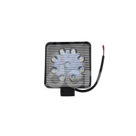 FARO LEDS 9LED CUADRADO 12V CASCARA ALUMINIO 2PIEZPaquete:1.00