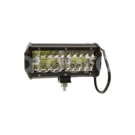 BARRA LED 40 LEDS 2 FILAS 12-30V CON STROBO 168x78Paquete:1.00