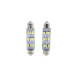 FOCO LED FUSIBLE 6411 12V 8 LED LUZ INTERIOR BLANCPaquete:1.00