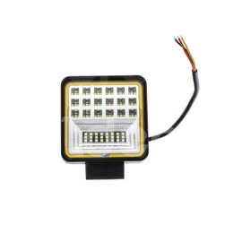 FARO LED CUADRADO CON ARO AMARILLO 126W EN-FL100A,Paquete:1.00