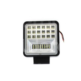 FARO LED CUADRADO CON ARO AZUL 126W EN-FL100AZ, 18Paquete:1.00