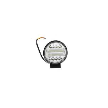 FARO LEDS REDONDO CON ARO AZUL 126W EN-FL101AZ, 4Paquete:1.00