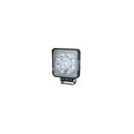UNIDAD LED RECTANGULAR 9LED 60W 9-32V 27W 128x110xPaquete:1.00