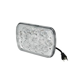 UNIDAD LED RECTANGULAR 13 LEDS 60W 9-32V 6X8" ALTAPaquete:1.00