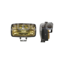 FARO DE HALOGENO RECTANGULAR AMBAR JUEGO DE 2 PIEZPaquete:1.00