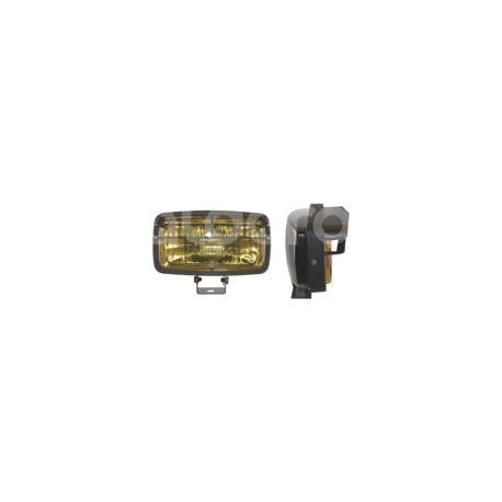 FARO DE HALOGENO RECTANGULAR AMBAR JUEGO DE 2 PIEZPaquete:1.00