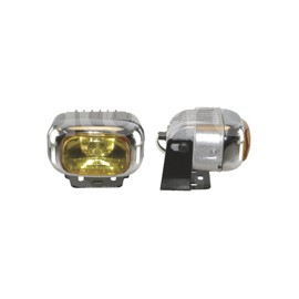 FARO DE HALOGENO RECTANGULAR AMBAR JUEGO DE 2 PIEZPaquete:1.00
