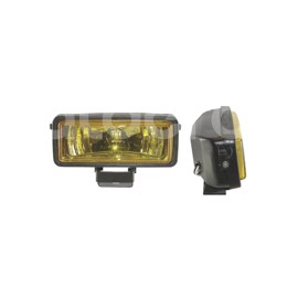 FARO DE HALOGENO RECTANGULAR AMBAR JUEGO DE 2 PIEZPaquete:1.00