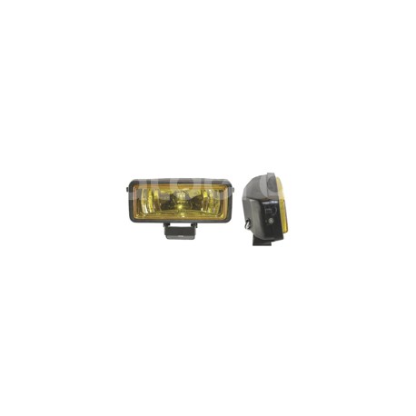 FARO DE HALOGENO RECTANGULAR AMBAR JUEGO DE 2 PIEZPaquete:1.00