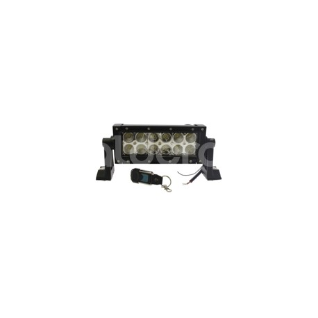 BARRA LEDS 12 LEDS 2 FILAS 3W FLASH 2COLORES, STROPaquete:1.00