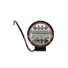 FARO LEDS REDONDO CON ARO ROJO 126W EN-FL101R, 4 LPaquete:1.00