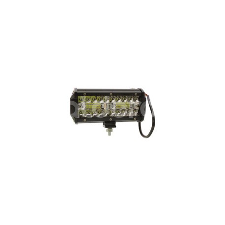 BARRA LED 40 LEDS 2 FILAS 12-30V CON STROBO 168x78Paquete:1.00