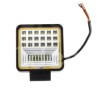 FARO LED CUADRADO CON ARO AMARILLO 126W EN-FL100A,Paquete:1.00