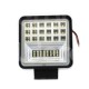 FARO LED CUADRADO CON ARO AZUL 126W EN-FL100AZ, 18Paquete:1.00
