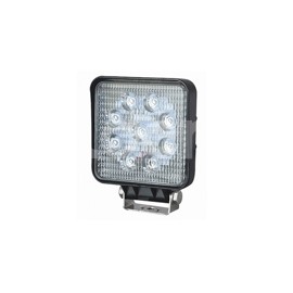 UNIDAD LED RECTANGULAR 9LED 60W 9-32V 27W 128x110xPaquete:1.00