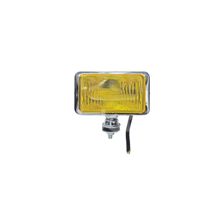 FARO HALOGENO RECTANGULAR AMBAR (8x5x3.5) 55W METAPaquete:1.00